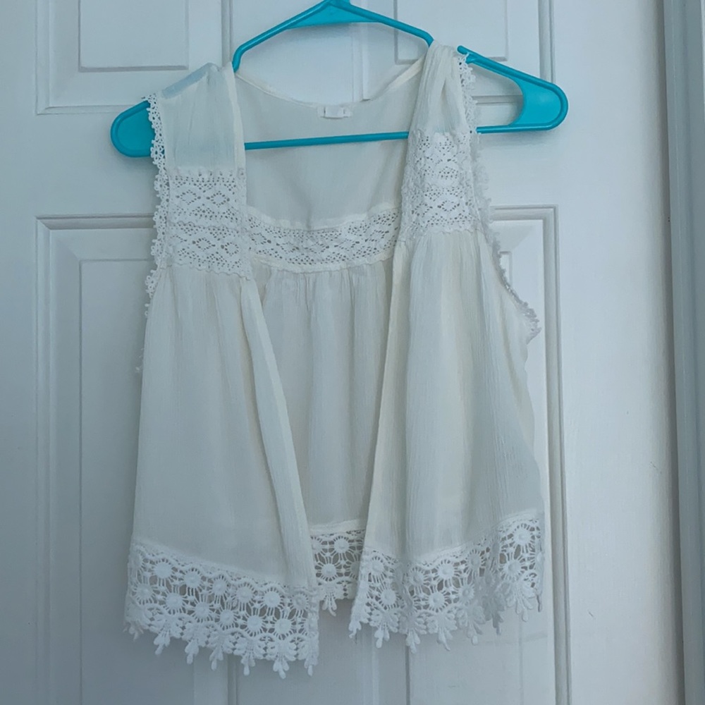 Garage crochet summer vest